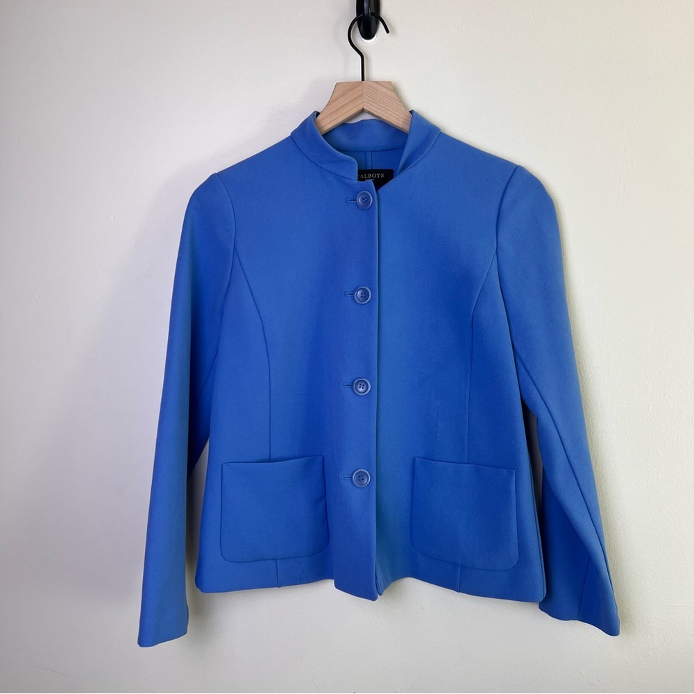 Talbots Royal Blue Buttoned Blazer | 4p